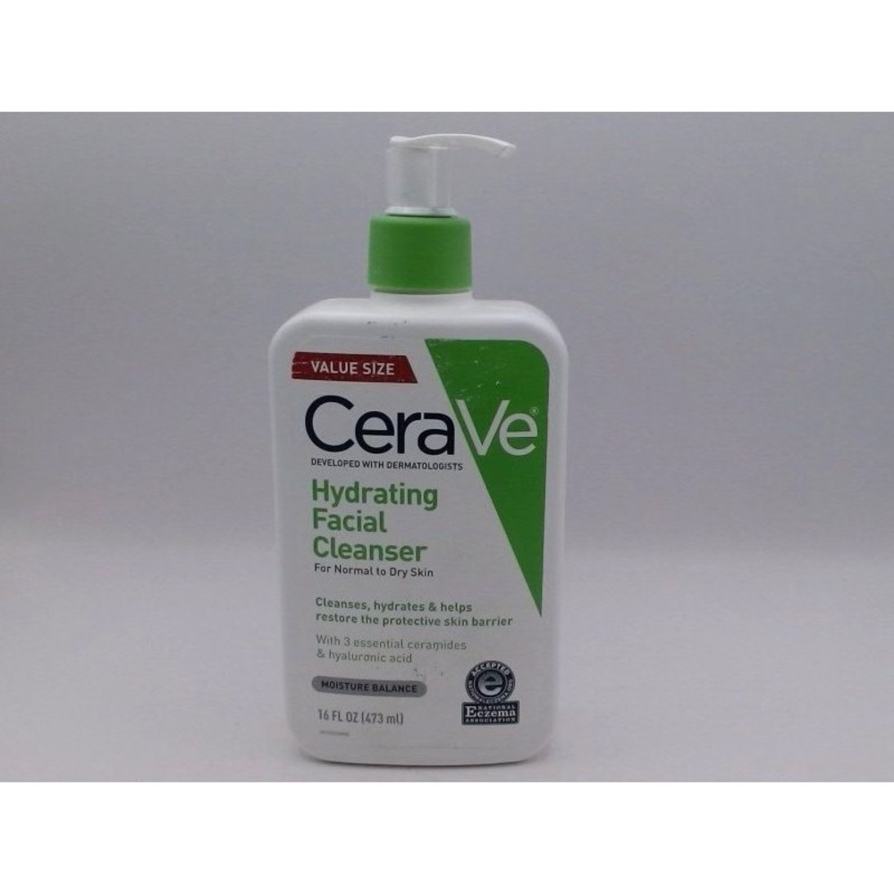 CeraVe -  Hydrating Face Wash with Hyaluronic Acid and Glycerin, 16 FL Oz, BN